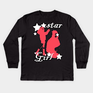 Star Girl Kids Long Sleeve T-Shirt